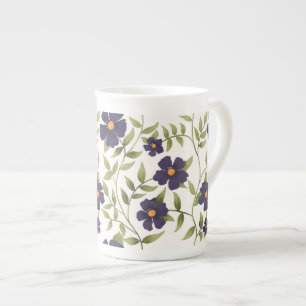 Tasse En Porcelaine Vigne errante violet