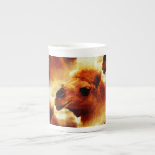 Tasse En Porcelaine Visage de attirance de chameau