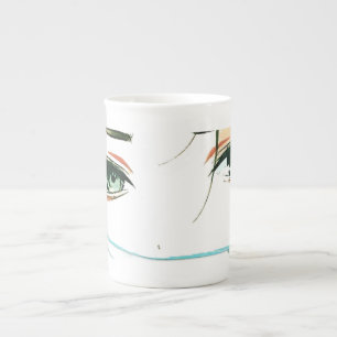 Tasse En Porcelaine visage de femmes abstraites