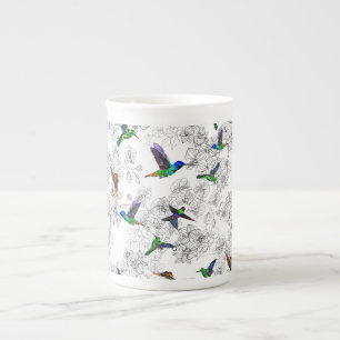 Tasse En Porcelaine Voler Oiseaux Mug