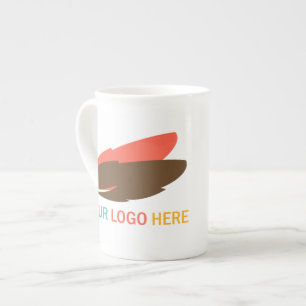 Tasse En Porcelaine Votre logo ici promotion d'entreprise