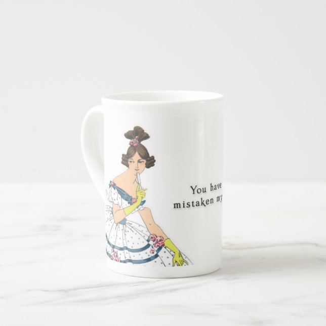 Tasse En Porcelaine Vous êtes largement confondus - fierté et (Devant gauche)
