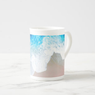 Tasse En Porcelaine Vue plage