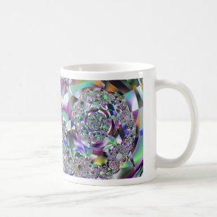 Tasse en spirale de diamant