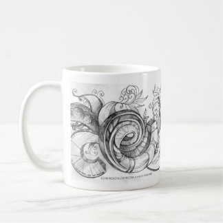 Tasse en spirale de griffonnage