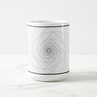 Tasse en spirale en hausse de Deosil Fibonacci