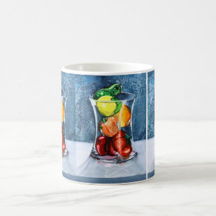 Tasse en verre de fruit