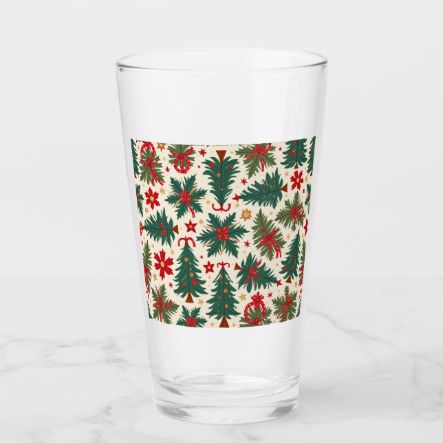 tasse en verre de noël (Modifier) (Devant)