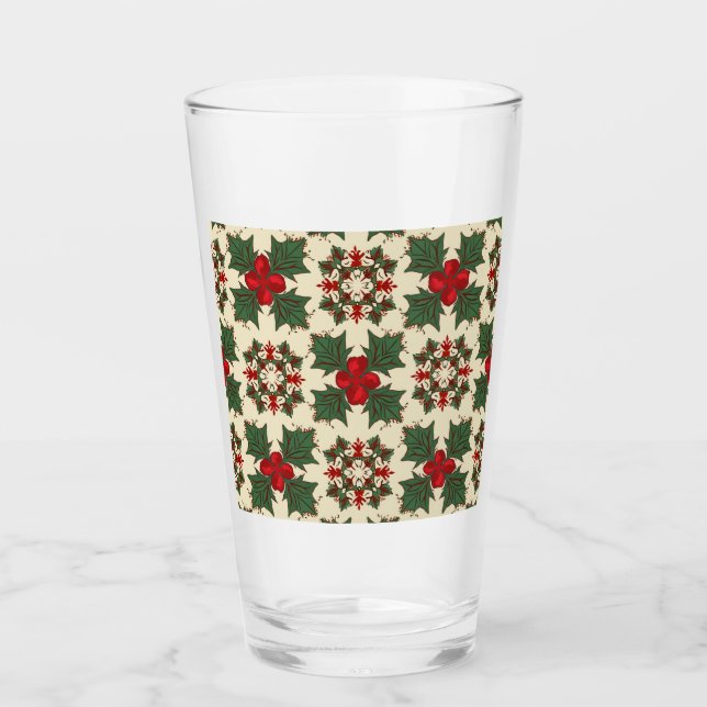 tasse en verre de noël (Modifier) (Devant)
