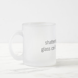 Tasse en verre de plafonds en verre d'éclatement