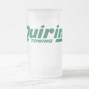 Tasse en verre givré