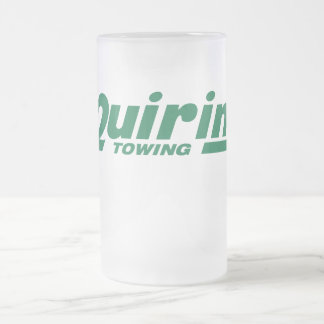 Tasse en verre givré