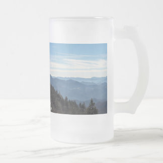 TASSE EN VERRE GIVRÉ DE 16 ONCES