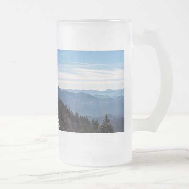TASSE EN VERRE GIVRÉ DE 16 ONCES (Droit)