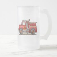 Tasse en verre givré de camion de délivrance