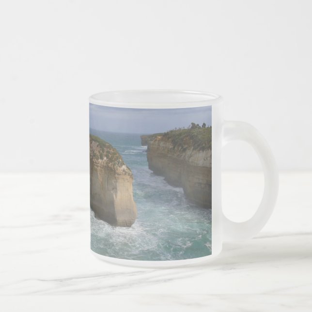Tasse en verre givré de gorge d'Ard de loch (Droit)
