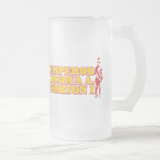 Tasse en verre givré de Joshua A.Norton I