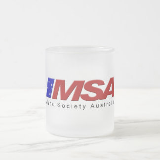 Tasse en verre givré de MSA