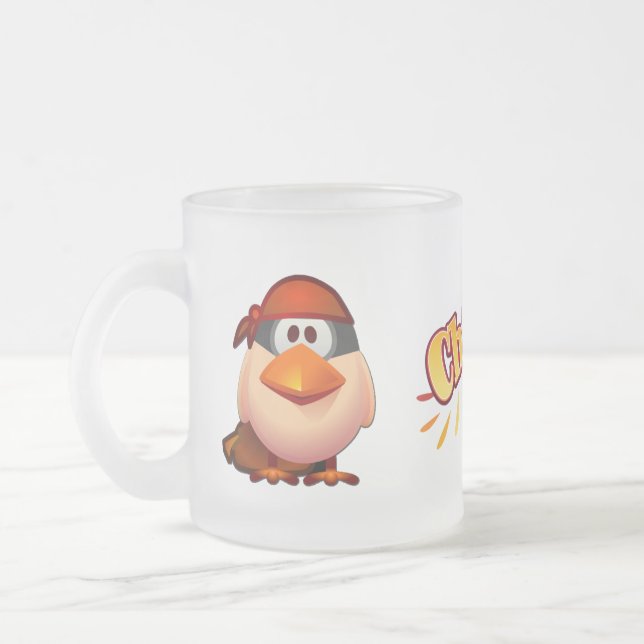 Tasse en verre givré de Nina de La (Gauche)