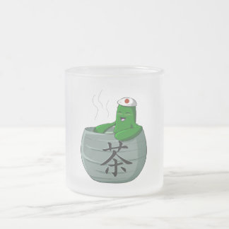Tasse en verre givré de Sabo de Hotsprings