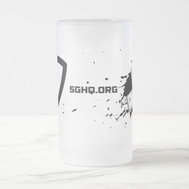 Tasse en verre givré de SG (Centre)