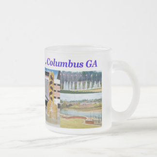 Tasse en verre givré de souvenir