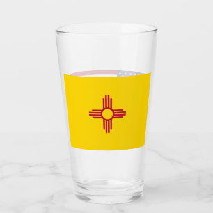 Tasse en verre patriotique avec drapeau du Nouveau
