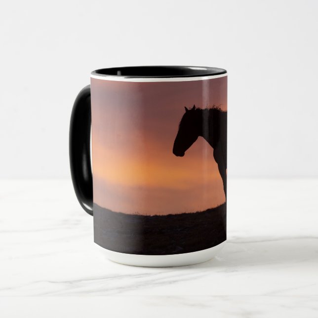 Tasse "Endlose Nacht" (Vorderseite Links)