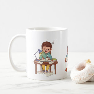 Tasse Enfant Étudiant Endormi – Tasse pour la Jour