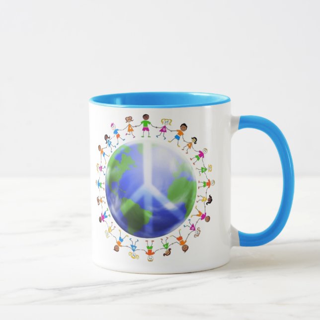 Tasse Enfants de paix du monde (Droite)