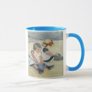 Tasse Enfants jouant sur la plage, 1884