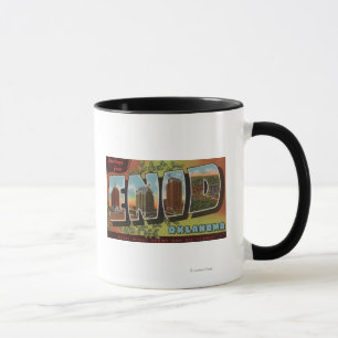 Tasse Enid, lettre ScenesEnid, OK d'OklahomaLarge