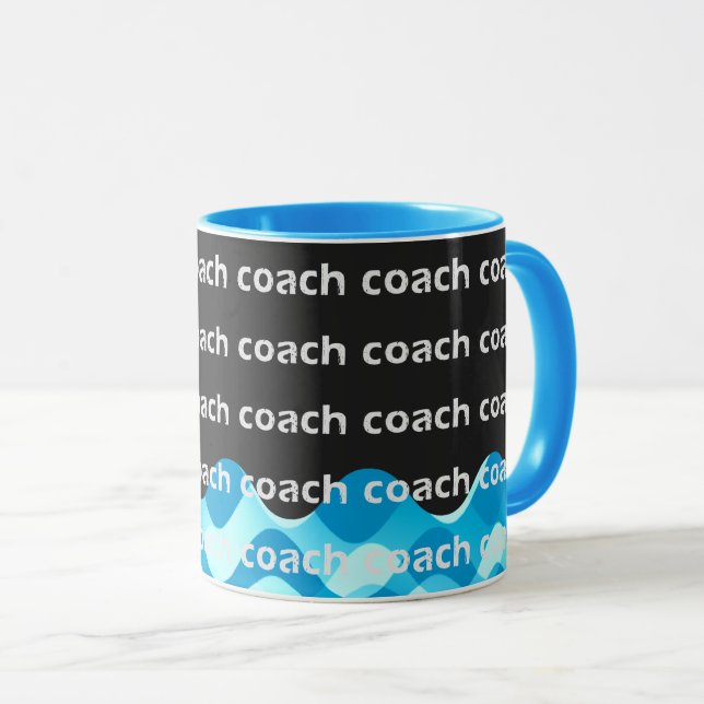 Tasse Entraîneur de natation ou entraîneur de plongée (Devant droit)
