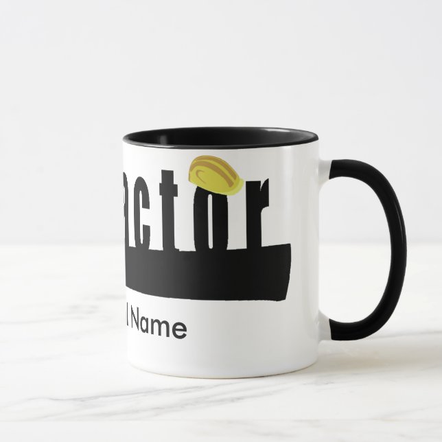 Tasse Entrepreneur d'industrie de bâtiment de (Droite)