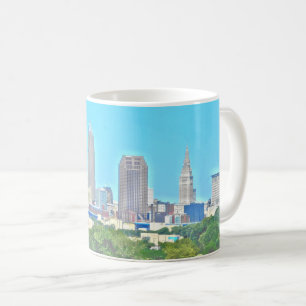 Tasse enveloppante d'horizon de Cleveland, Ohio