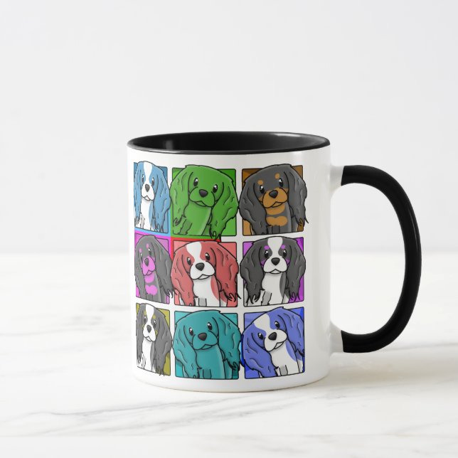Tasse Épagneul cavalier du Roi Charles d'art de bruit (Droite)