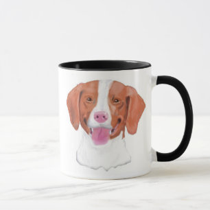 Tasse Épagneuls de Bretagne, jetant la joie…