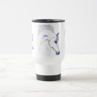 Tasse équestre de voyage de mille et une nuits