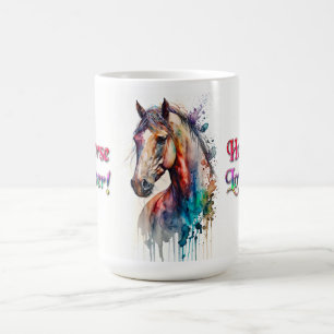 Tasse Équestre Maman Cheval Amoureuse de Chevaux