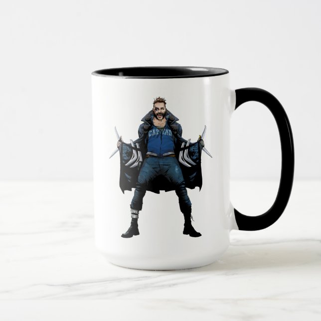 Tasse Équipe de suicide | Boomerang Comic Book Art (Droite)