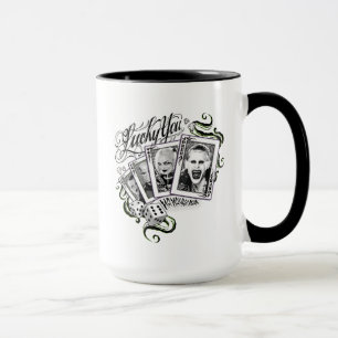 Tasse Équipe de suicide Cartes de lecture "Lucky You"