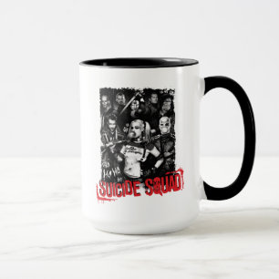 Tasse Équipe de suicide   Grunge Group Photo