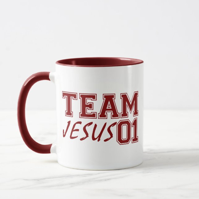 Tasse Équipe Jésus (Gauche)
