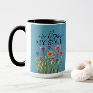 Tasse 'Er erquickt meine Seele' Kaffee