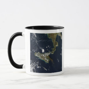 Tasse Éruption de Mt l'Etna en Sicile