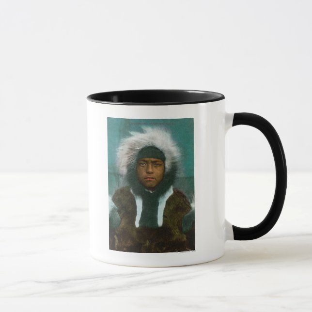 Tasse Eskimo Boy nommé "Menadelook" (Droite)