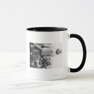 Tasse Eskimo père et enfant en Alaska Photographie