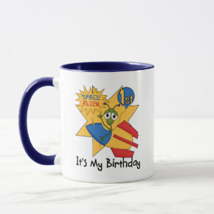 Tasse Espace Alien 1er Anniversaire Tshirts et cadeaux
