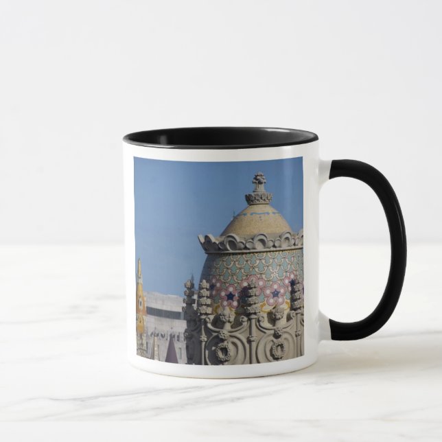 Tasse Espagne, Catalogne, Barcelone. Le toit de Barcelon (Droite)