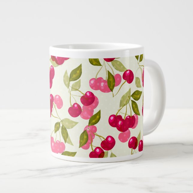 Tasse espresso cerise mûre (Devant droit)